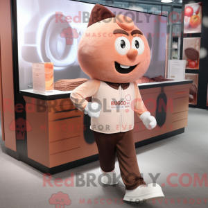 Peach Chocolate Bar mascot...