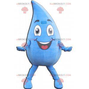 Giant and smiling water drop mascot. Drop suit - Redbrokoly.com