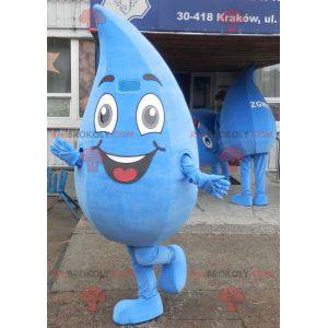 Giant and smiling water drop mascot. Drop suit - Redbrokoly.com