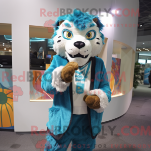 Costume mascotte de tigre à...