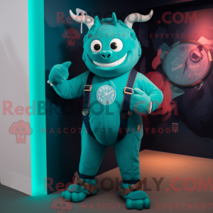 Teal Devil máscara de...