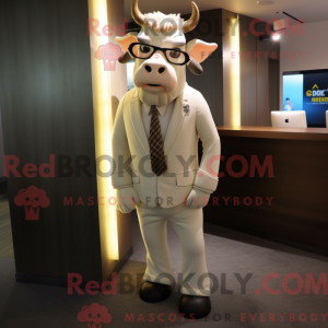 Costume mascotte de zébu...