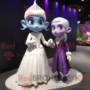 Lilla Elf maskot kostume...