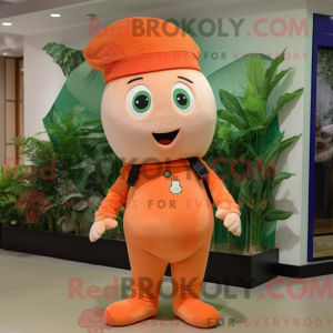 Peach Carrot mascot costume...