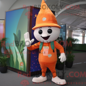Peach Carrot mascot costume...