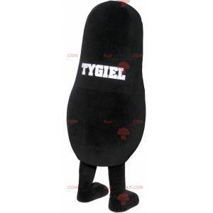 Giant mole mascot. Black and white mole suit - Redbrokoly.com