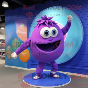 Disfraz de mascota Purple...