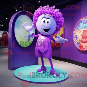 Lilla Plate Spinner maskot...