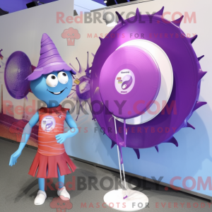 Lilla Plate Spinner maskot...