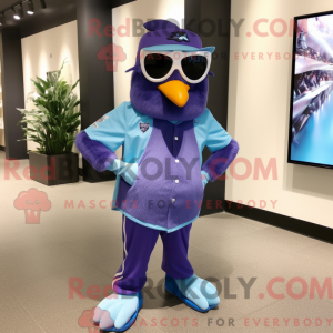 Máscara de Jay Azul Roxo...