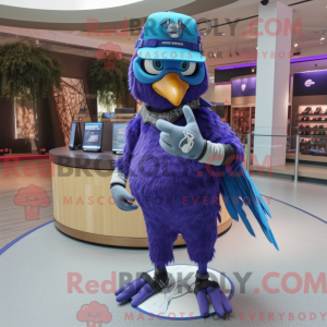Máscara de Jay Azul Roxo...