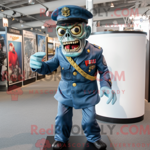 Marine Zombie Maskottchen...