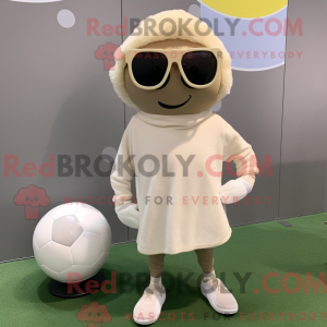 Kremowa maska do gry w...