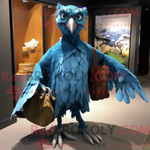 Blue Archeopteryx mascot...