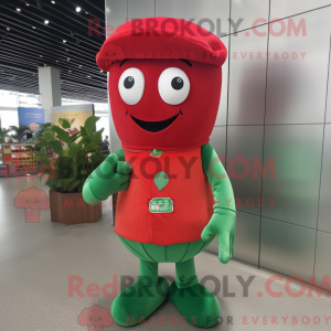 Postava maskota maskota Red...