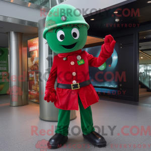 Red Green Bean maskot...