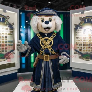 Navy Celtic Cross...