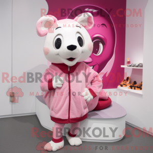 Maskottchenkostüm Rosa...