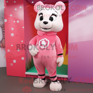 Maskottchenkostüm Rosa...