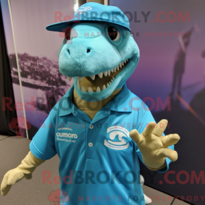 Cyan Allosaurus...