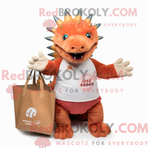 Rust Stegosaurus maskot...