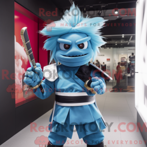 Sky Blue Samurai mascotte...