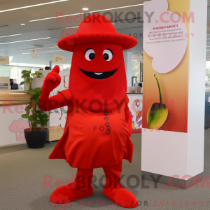Postava maskota Red Pepper...