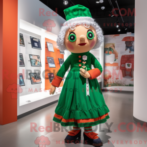 Irsk Flag maskot kostume...
