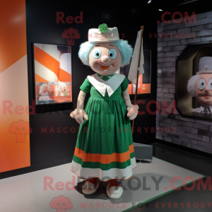 Irsk Flag maskot kostume...