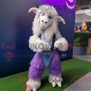 Mascotte de chèvre angora...