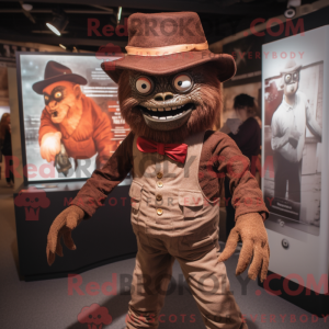 Brauner Dämon Maskottchen...