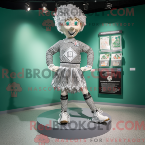 Silver Irish Dancer mascot...