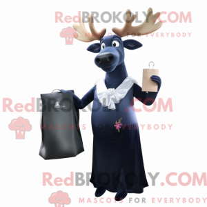 Maskotdraktfigur Navy Elk...