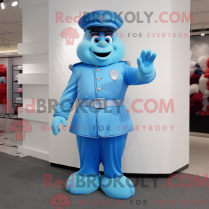 Sky Blue Police Officer...