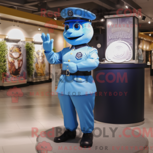 Costume mascotte d officier...