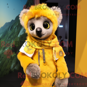 Personaggio mascotte lemure...