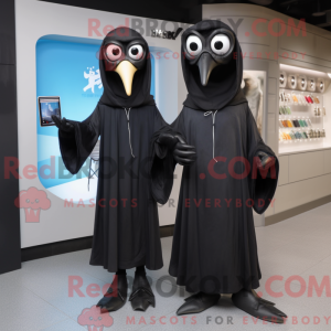 Maskotdraktfigurat Black...