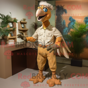 Tan Archeopteryx maskot...