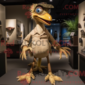 Tan Archeopteryx maskot...
