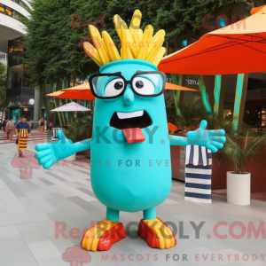 Turkis pommes frites maskot...