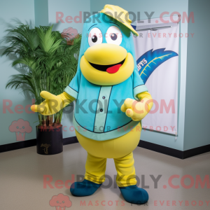 Cyan Baa maskot...