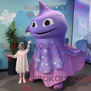 Lavender Stingray mascot...