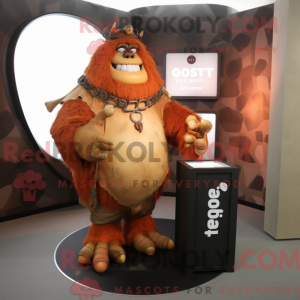 Postava maskota Rust Ogre...