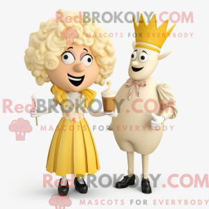 Cream King mascottekostuum...