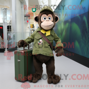 Máscara de Olive Monkey com...