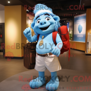 Disfraz de mascota Sky Blue...