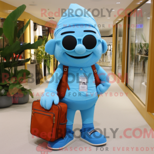 Disfraz de mascota Sky Blue...