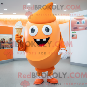 Orange Ice Cream maskot...