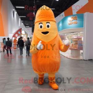 Orange Ice Cream mascot...