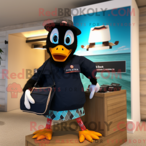 Black Muscovy Duck mascot...